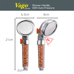 "VAGO"  SHOWER HANDLE W/AUTO PRESSURE  VHS-001手型水花洒