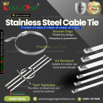 "KINGSJAW"  CABLE TIE STAINLESS STEEL 4.6MM