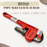 “HITMAX” PIPE WRENCH HD 8” 10” 12” 14” RED 管子钳