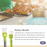 "ONG"  BRUSH BISCUIT PASTRY NX132-L胶饼皮扫