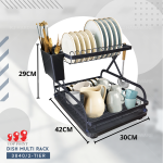 "TOP POINT"  DISH MULTI RACK 3840/2-TIER (BLACK)2层黑碗架