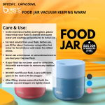 "BOS'S"  FOOD JAR VACUUM KEEPING WARM 550ML保温食格 (BP055FC)