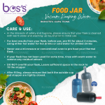 "BOS'S"  FOOD JAR VACUUM KEEPING WARM 750ML保温食格 (BKH075FC)