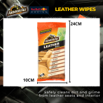 ''ARMOR ALL'' CAR LEATHER FLOW WIPES 20PCS/PKT汽车皮革擦拭纸