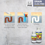 "PYE"  DRAIN CLOG FREE REMOVER CLDR02 500ml / 1.0 Ltr 水管疏通剂