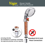 "VAGO"  SHOWER HANDLE W/AUTO PRESSURE  VHS-001手型水花洒