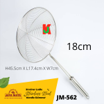 ''JAYAMATA'' JM-561/ JM-562/ JM-563/ JM-564 STRAINER LADLE S/STEEL HANDLE SKIMMER不锈钢柄网面捞 16CM/ 18CM/ 20CM/ 22CM (KH047)