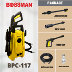 "BOSSMAN"  PRESSURE PUMP CLEANER 110 BAR BPC-117压水机