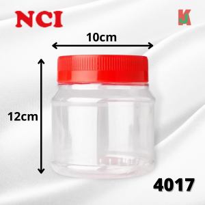 "NCI"  CONTAINER PVC PET SCREW 胶透明圆罐 4017/4018/4050/4034