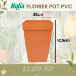 "BABA"  FLOWER POT PVC  BI-SPH-300 (BRONZE)胶花盆