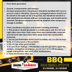 "DARK HAMMER" BBQ GAS GRILL STOVE 4'S DH04B / 6'S DH06B长方形煤气烧烤炉