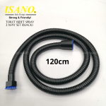 "ISANO" TOILET BIDET SPRAY 2-WAY SET 1600TB (BLACK)厕所全套喷水洒(黑)