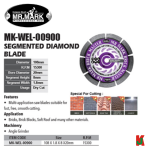 "MRMARK"  MK-WEL-00900  DIAMOND WHEEL DISC SEGMENTED 108mm