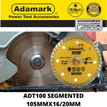 "ADAMARK"  DISC DIAMOND CUTTER  4"  100mm x 2.0mm x 20mm ADT100