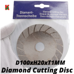 "DIAMANT-TRENNSCHEIBE"  DIAMOND DISC CUTTING  S/STEEL OR GLASS  4"  白钢/玻璃割片