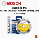 "BOSCH"  DISC DIAMOND CUTTING UNIVERSAL  5'' (2608615115)