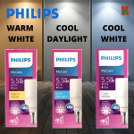 "PHILIPS"  BULB LED STICK E14 5.5W 4000K 1PF/12