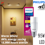 "PHILIPS"  BULB LED STICK E27 9.5W 3000K 1PF/12