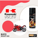 "SAMURAI"  #K413  SPRAY PAINT KAWASAKI SERIES  400ml"黑武士" 喷漆 - BRIGHT RED