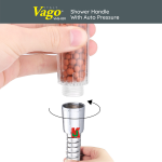 "VAGO"  SHOWER HANDLE W/AUTO PRESSURE  VHS-001手型水花洒