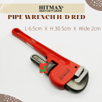 “HITMAX” PIPE WRENCH HD 8” 10” 12” 14” RED 管子钳