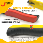 "JETECH"  TINMAN'S GRIP AVIATION SNIPS (LEFT/STRAIGHT) 10" AVS -10 / AVSL-10    航空白铁剪 (直/左)