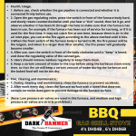 "DARK HAMMER" BBQ GAS GRILL STOVE 4'S DH04B / 6'S DH06B长方形煤气烧烤炉