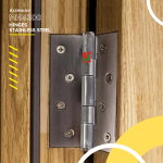 "KEYMASTER"  HINGES STAINLESS STEEL  MH4300  4"不锈钢合页(3pcs/Set)