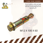 R:  WALL PLUG EXPANSION BOLT  M06 x 50mm x 35-1.00P   粗墙壁塞子 (4PC/PKT)