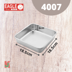 "EAGLE"  CAKE TIN DEEP SQUARE ALUMINIUM 米良方形深糕盘