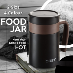 ''BOS'S'' VACUUM FLASK S/STEEL INSULATED TRAVEL MUG 650ML 白钢保温杯(BVC065S)