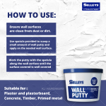 "SELLEYS"  WALL PUTTY (BLUE CAP)  500GM补灰膏