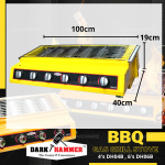 "DARK HAMMER" BBQ GAS GRILL STOVE 4'S DH04B / 6'S DH06B长方形煤气烧烤炉