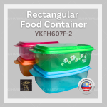 ''YOKOKO''  CONTAINER ROUND PVC  607F 2'S 胶圆形盒