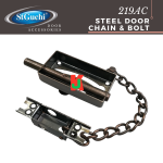 "ST-GUCHI"  DOOR GUARD SPRING BOLT W/CHAIN  219AC防盗链门闩