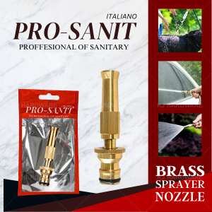 ''PRO-SANIT'' QUICK JOINT BRASS SPRAYER NOZZLE STRAIGHT 1/2'' (CLIP TYPE)铜直水枪喷头   (PROS-01)