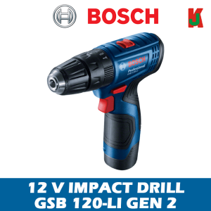 "BOSCH"  BAT. SCREWDRIVER IMPACT GSB 120-LI NEW TYPE 电池螺丝钻