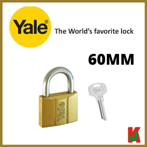 "YALE"  PADLOCK BRASS  140-60MM  STANDARD 铜吊锁