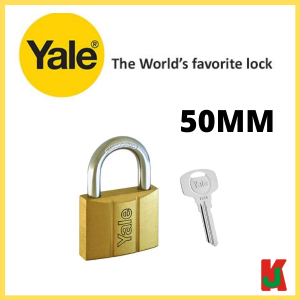 "YALE"  PADLOCK BRASS  140-50MM  STANDARD 铜吊锁