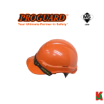 "PROGUARD"  SAFETY HELMET ORANGE (SIRIM) 工业安全帽 (橙)