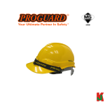 "PROGUARD"  SAFETY HELMET YELLOW (SIRIM)工业安全帽 (黄)