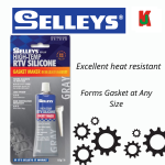 "SELLEYS"  HIGH-TEMP RTV SILICONE GASKET MAKER 85G GRAY (NEUTRAL)垫片干灰色