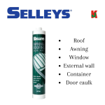 "SELLEYS"  AWNING & ROOFING SEALANT GRAY  400ml  (1x 24)