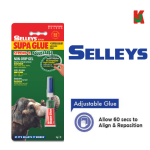 "SELLEYS"  SUPA GLUE STRONG & ADJUSTABLE  3G万能干