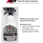 "3R"  STAINLESS STEEL CLEANER & POLISH 500ml 白钢擦光剂