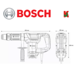 "BOSCH"  DEMOLITION HAMMER  GSH 500