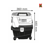 "BOSCH"  VACUUM CLEANER GAS 15