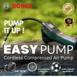 ''BOSCH'' CORDLESS COMPRESSED USB AIR EASY PUMP [0603947080]无线打气筒