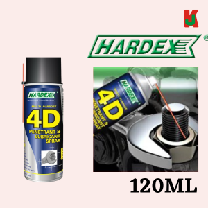 "HARDEX"  LUBRICANT SPRAY OIL PENETRANT  HD-412  4D 喷锈油 120ML