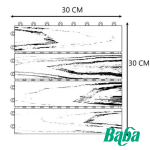 ''BABA'' GARDEN DECK FLOOR MAT DA-9014 (MARBLE)园艺塑木地垫 300mm x 300mm x 22mm